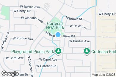 Map image of the property - 18134 W Purdue Ave