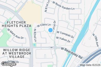 Map image of the property - 20316 N 81st Dr