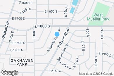 Map image of the property - 1865 S Spring Creek Dr
