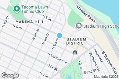 Map image of the property - 604 N 3rd St