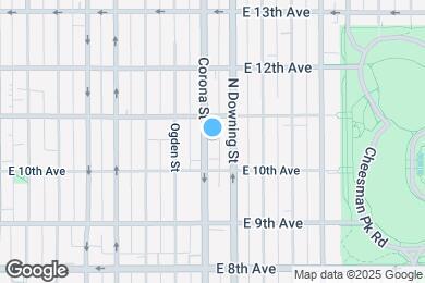 Map image of the property - 1050 N Corona St