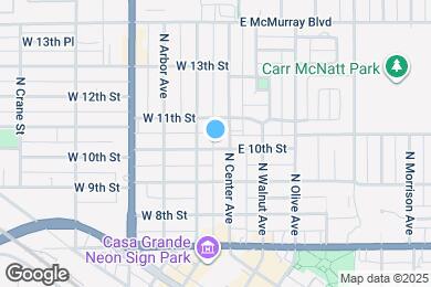 Map image of the property - 106 W 10th St