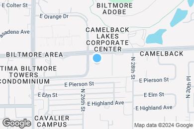 Map image of the property - Biltmore at Camelback