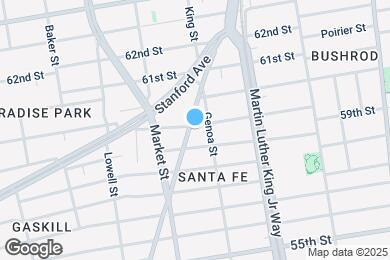 Map image of the property - 5828 Adeline St
