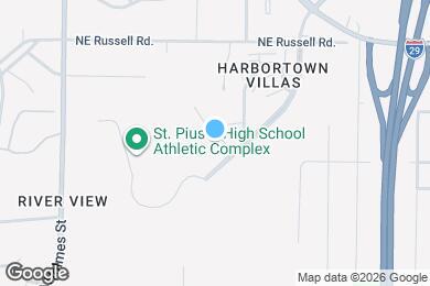 Map image of the property - 3814 N Forest Ave