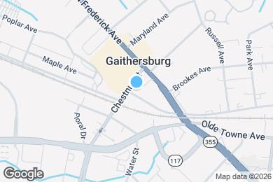 Map image of the property - The Oaks at Olde Towne- for Seniors 62+