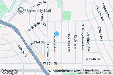 Map image of the property - 8124 Gonzaga Ave