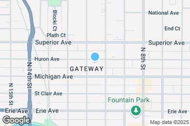 Map image of the property - 1021 Huron Ave