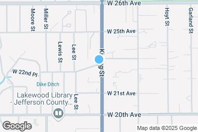 Map image of the property - 2253 Kipling St