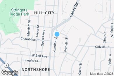 Map image of the property - 710 Hamilton Ave