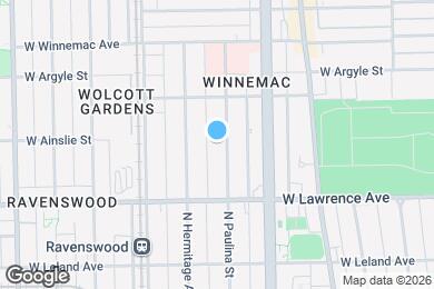 Map image of the property - 4850 N Paulina St