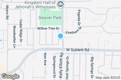 Map image of the property - 5907 Willow Crest Dr