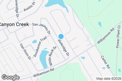 Map image of the property - 5711 Barkridge Dr