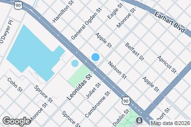 Map image of the property - 8613 S Claiborne Ave
