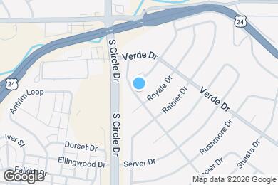 Map image of the property - 1209 Capulin Dr