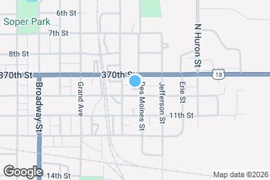 Map image of the property - 1703 10th St