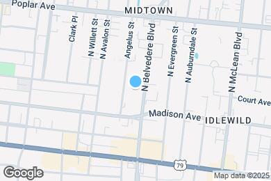 Map image of the property - 53 N Belvedere Blvd