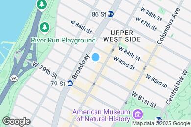 Map image of the property - 208 W 82nd St