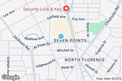 Map image of the property - 1413 N Pine St