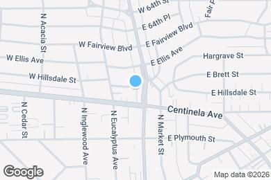 Map image of the property - 112 W Hillsdale St