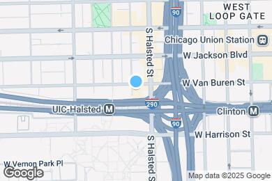 Map image of the property - 810 W Van Buren St