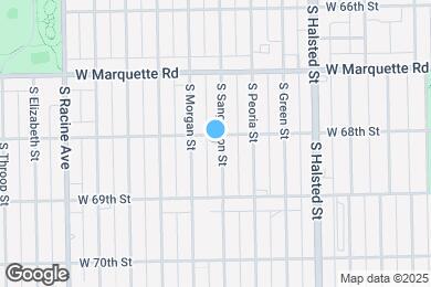 Map image of the property - 6804 S Sangamon St