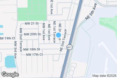 Map image of the property - 1921 NE 2nd Ave