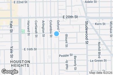 Map image of the property - 1703 Oxford St