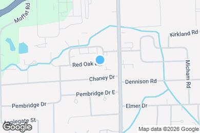Map image of the property - 5945 Red Oak Dr