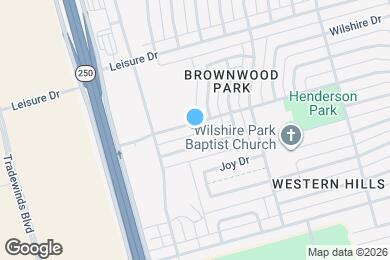 Map image of the property - 5111 Graceland Dr