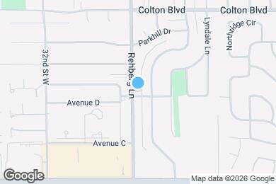 Map image of the property - 2981 Avenue E