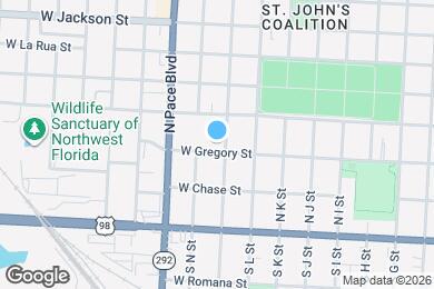 Map image of the property - 2004 W Gregory St