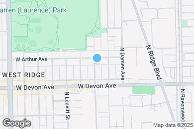 Map image of the property - 6449 N Hoyne Ave