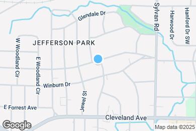 Map image of the property - 1058 Jefferson Ave