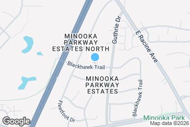 Map image of the property - 1602 Blackhawk Trl