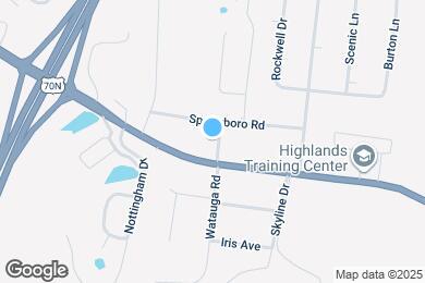 Map image of the property - 633 Watauga Rd