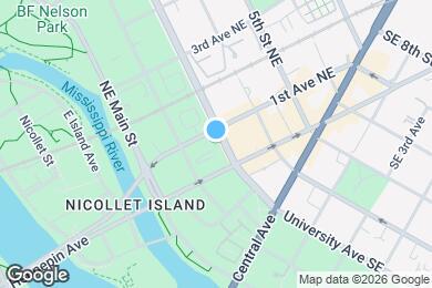 Map image of the property - Neon Flats in Northeast Minneapolis