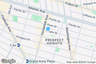 Map image of the property - 660 Bergen St