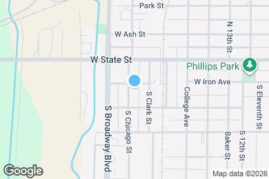 Map image of the property - 113 S Chicago St