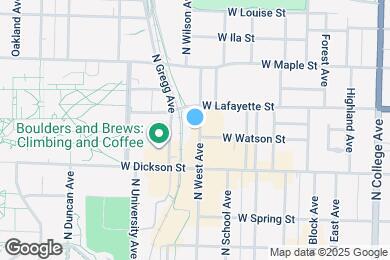 Map image of the property - 329 N West Ave