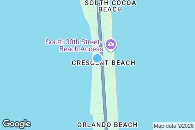 Map image of the property - 3100 S Atlantic Ave