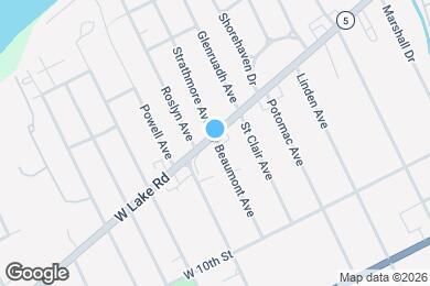 Map image of the property - 710 Beaumont Ave