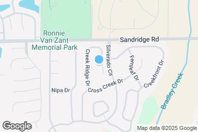 Map image of the property - 2623 Creek Ridge Dr