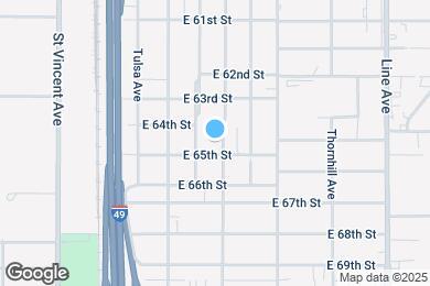 Map image of the property - 6410 Henderson Ave