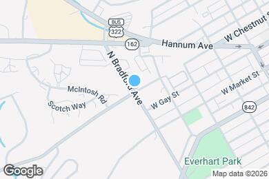 Map image of the property - 201 N Bradford Ave