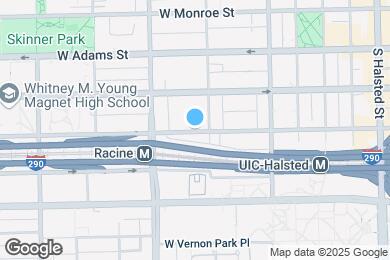 Map image of the property - 1106 W Van Buren St