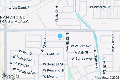 Map image of the property - 12724 W Voltaire Ave