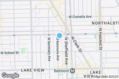Map image of the property - 3343 N Kenmore Ave
