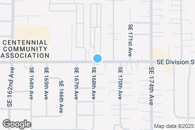 Map image of the property - 16804 SE Division St