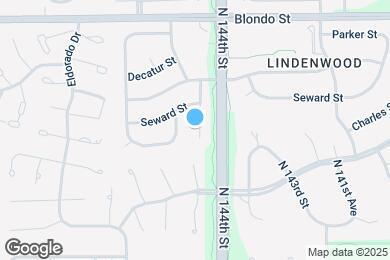 Map image of the property - 1516 N 144th Avenue Cir